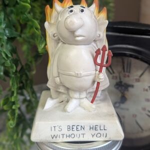 Vintage 1968 R&W Berries Co. Collectible Figurine - It's Been Hell Without You